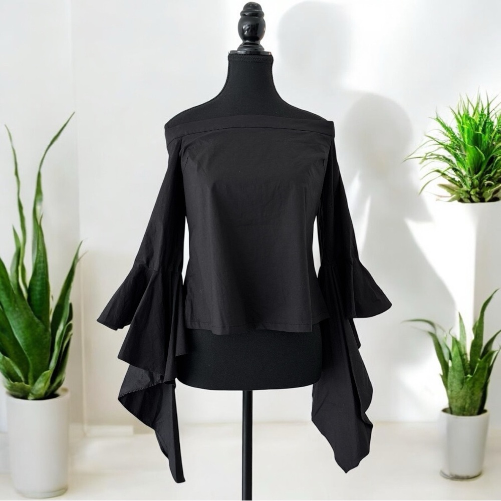 Do+Be Black Off-the-Shoulder Top – Size S (NWT)
